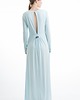 sukienki maxi damskie Długa suknia dresowa Błękitna BabyBlue 1
