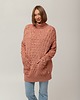swetry damskie  Wełniany sweter z golfem, golf, VINTAGE ROSE 6