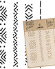 tapety i naklejki ścienne Szablon malarski wielokrotny MUDCLOTH ELEMENTS #1 1