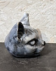 figurki i rzeźby Rzeźba Głowa kota srebrny wys. 7,3 cm 3