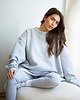 bluza bez kaptura damska SZARA BLUZA BAWEŁNIANA CHEER long 1