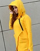 bluza z kapturem damska Bluza płaszczyk  damska asymetryczna bawełniana 2
