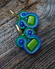 kolczyki soutache Kolorowe  kolczyki soutache 2