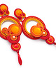 kolczyki soutache Słoneczne boho kolczyki 3