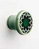gałki do mebli ZAMÓWIENIE SPECJALNE - 7 gałek do mebli zieleń butelkowa,  wz.3 1