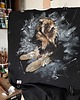 t-shirty męskie Męska koszulka z owczarkiem niemieckim. 1