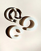 nausznice Minimalistyczna szklana nausznica "Circle" 6