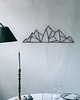 Ozdoby na ścianę Góry geometryczne - dekoracja dla miłośników podróży w stylu skandynawskim 2