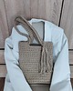 torby na ramię Torba szydełkowa na ramię ze sznurka 25cmx30cm 4