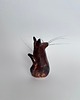 figurki i rzeźby Ceramiczny piesek na psie wąsy wibrysy 5