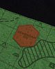 t-shirt damskie Koszulka damska panelowa MAPA czarna 3
