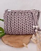 torby na ramię Torebka pleciona z grubego sznurka Pillow Bag  - wrzosowa 1