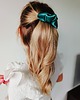 spinki i klamry do włosów Scrunchie spinka klamra jedwabna morska bryza 3
