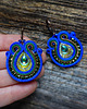 kolczyki soutache Peacock Eye-kolczyki soutache 3