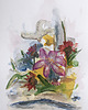 obrazy ORYGINAŁ. Akwarelowy ogród 11 - 30x20cm 1