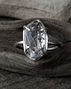 pierścionki srebrne Cristal srebrny pierścionek z diamentem herkimer 1