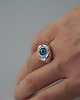 pierścionki srebrne Pierścień srebrny OCULA CLAIR blue 2