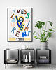 plakaty Yves Saint Laurent "Love Poster 1988" 2