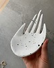pojemniki na biżuterię Ceramiczna Dłoń Podstawka na Biżuterię Dalmatyńczyk w Złote Ciapki 4