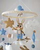 karuzele i girlandy do łóżeczka Ekskluzywna karuzela handmade , króliczki, baloniki i chmurki 5