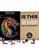 puzzle dla dzieci PUZZLE DREWNIANE DUŻY SMOK 140 elementów DRAPIEŻNY SMOK L 1