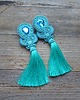 kolczyki soutache Sea Breeze- kolczyki sutasz z chwostami 2