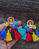 kolczyki soutache Meksykańskie  kolczyki soutache 5