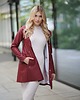 płaszcze damskie VANNSKJOLD płaszcz przeciwdeszczowy GRACE burgundy 1