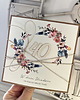 kartki scrapbooking Wyjątkowa kartka ręcznie robiona na 40 urodziny prezent 1