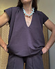 t-shirt damskie T-shirt Chillout choclate v neck 7