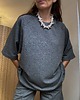 t-shirt damskie T-shirt Chillout graphite crew neck 6