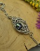 bransoletki wire wrapping Bransoletka z perłą, wire wrapping perła 2