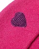czapki damskie Beret serce - Różowy 2