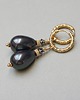 kolczyki pozłacane Kolczyki pozłacane Pearls [black] perły vol. 2  6