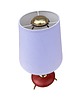lampy stołowe Lampa stołowa z abażurowym kloszem Belgia lata 80. 5