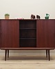 komody i szafki Highboard tekowy, duński design, lata 70, produkcja: Omann Jun 1