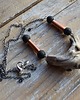 naszyjniki - inne Naszyjnik- wisior z miedzi, lawy wulkanicznej i drewna /1/ handmade rękodzieło 1