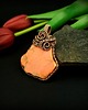 wisiory Jaspis cesarski wisiorek wire wrapping 4