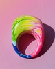 pierścionki - różne Tęczowy pierścień 6