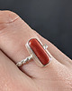 pierścionki srebrne Pierścionek Koral szlachetny 5