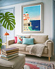 plakaty Amalfi Włochy - plaża Atrani - plakat fine art 1