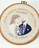 Ślub - inne Haft ślubny w oprawie 20 cm,pamiątka ślubna, podziękowania ślubne 43 1