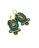 kolczyki soutache Rain Forest - kolczyki sutasz 1