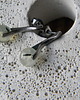 kolczyki wire wrapping Prehnit   - sztyfty 2