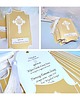 zaproszenia na komunię Kartka  komunia, kolekcja  liturgiczna z chwostami, personalizacja 2