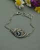 bransoletki wire wrapping Bransoletka z perłą, wire wrapping perła 1