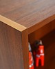 regały i półki Biblioteczka tekowa, duński design, lata 70, produkcja: Dania 4