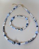 chokery Komplet choker i bransoletka z kamieni naturalnych 1