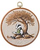 Ozdoby na ścianę Badger Book Lover, haft w oprawie 20 cm 5