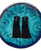 kolczyki soutache Czarne kolczyki soutache z frędzlami 3